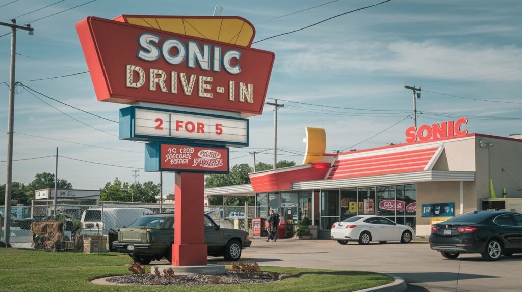 Sonic's 2 for $5 (now 2 for $7) menu