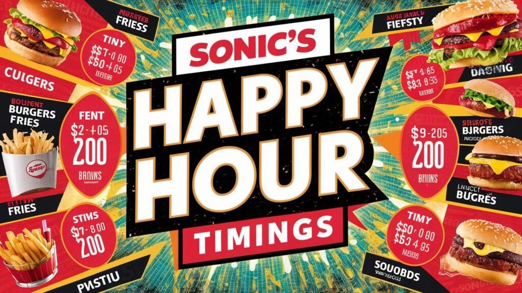 happy hour at Sonic